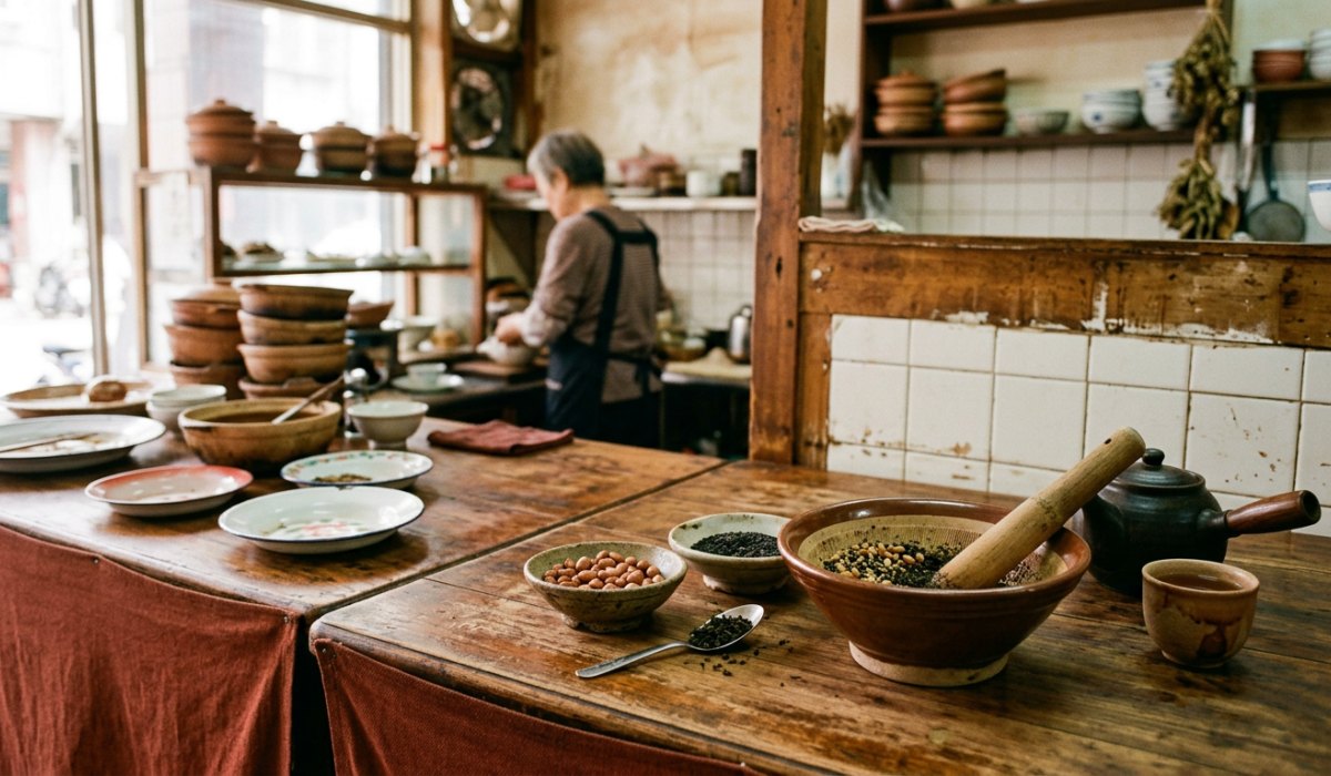 擂茶怎麼喝，為什麼裡面要放花生和芝麻