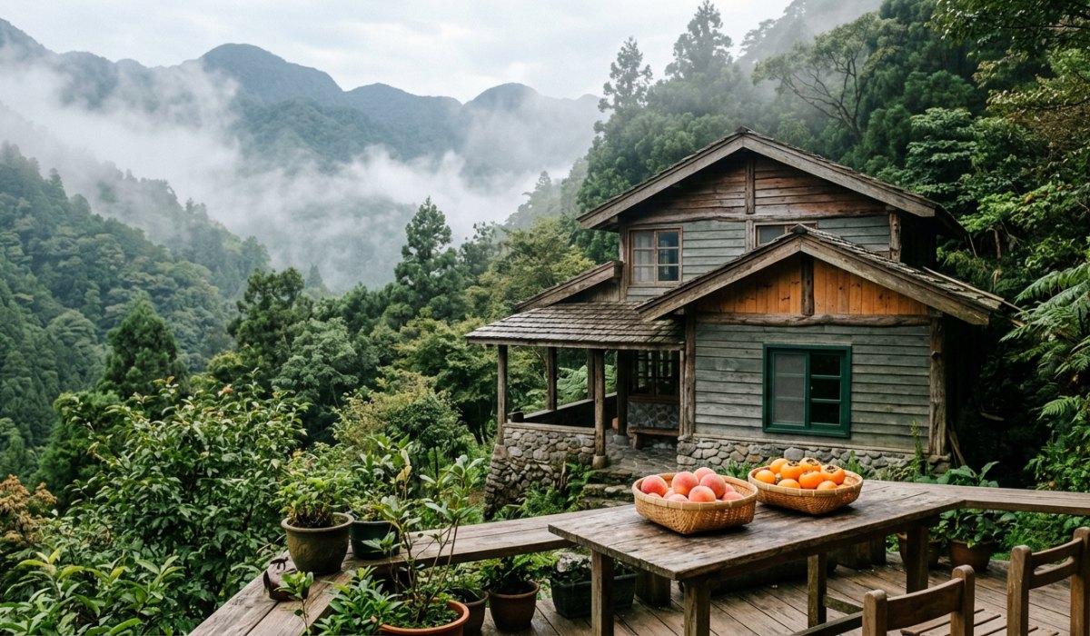 水蜜桃與甜柿：這座山的兩個季節